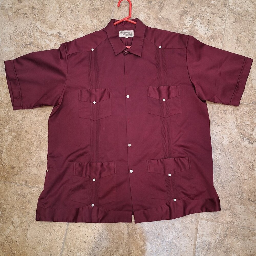 Mens Iconic Shirt Dark Red